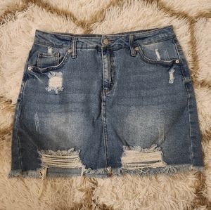 Wild Fable Jean Skirt